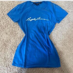 Ralph Lauren Women's Short Sleeve Tee in Blue